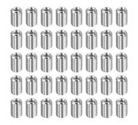 sourcing map 40pcs Thread Repair Inserts M10 x 1.5 Male to M6 x 1 Female Thread 15mm Long Stainless Steel Reducing Nuts Metric Self Tapping Sleeves Threaded Reducer Industrial Fasteners