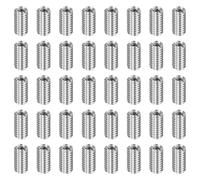 sourcing map 40pcs Thread Repair Inserts M4 x 0.7 Male to M2.5 x 0.45 Female Thread 8mm Long Stainless Steel Reducing Nuts Metric Self Tapping Sleeves Threaded Reducer Industrial Fasteners
