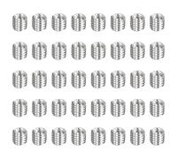 sourcing map 40pcs Thread Repair Inserts M4 x 0.7 Male to M2 x 0.4 Female Thread 4mm Long Stainless Steel Reducing Nuts Metric Self Tapping Sleeves Threaded Reducer Industrial Fasteners