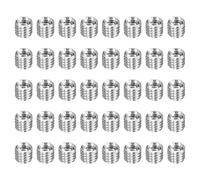 sourcing map 40pcs Thread Repair Inserts M5 x 0.8 Male to M3 x 0.5 Female Thread 5mm Long Stainless Steel Reducing Nuts Metric Self Tapping Sleeves Threaded Reducer Industrial Fasteners