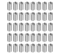 sourcing map 40pcs Thread Repair Inserts M8 x 1.25 Male to M6 x 1 Female Thread 15mm Long Stainless Steel Reducing Nuts Metric Self Tapping Sleeves Threaded Reducer Industrial Fasteners