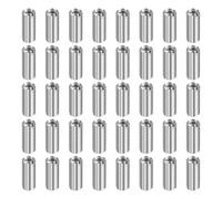 sourcing map 40pcs Thread Repair Inserts M8 x 1.25 Male to M6 x 1 Female Thread 20mm Long Stainless Steel Reducing Nuts Metric Self Tapping Sleeves Threaded Reducer Industrial Fasteners