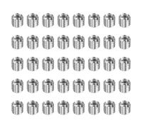 sourcing map 40pcs Thread Repair Inserts M8 x 1.25 Male to M6 x 1 Female Thread 8mm Long Stainless Steel Reducing Nuts Metric Self Tapping Sleeves Threaded Reducer Industrial Fasteners