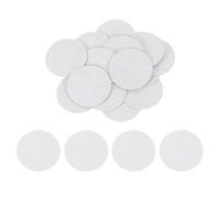 Sourcing Map 40Pcs White Non-Woven Felt Pads, 55mm (2-1/8") Self-Adhesive Felt Circles for Sewing, Crafts, DIY Projects
