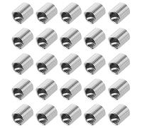 sourcing map 40pcs Wire Thread Inserts 3/8-16 UNC 2D(3/4") 304 Stainless Steel Helical Type Coiled Thread Repair Kit Wire Screw Threaded Sleeve Sheath for Mechanical Equipment