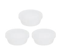 sourcing map 41.3mm Silicone Rubber Solid Plug Soft Flexible Stoppers T-Shaped Silicone Plugs for Hole Translucent White 3 Pieces, 41.3x48.5x12mm