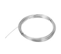 sourcing map 41 Gauge Aluminum Craft Wire, 33 Feet Bendable Wire Metal Armature Wire for Jewelry Making DIY Sculpting Floral Wreath Making Wire Wrapping Christmas Ornaments (41 AWG Silver)