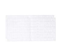 sourcing map 416 Pieces Vinyl Letter Stickers, 2 Sheets 1/2 Inch White Self-Adhesive Cute Alphabet Stickers for DIY Craft Art Making, Gift Cards, Notebook Decals