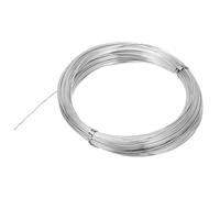 sourcing map 43 Gauge Aluminum Craft Wire, 98 Feet Bendable Wire Metal Armature Wire for Jewelry Making DIY Sculpting Floral Wreath Making Wire Wrapping Christmas Ornaments (43 AWG Silver)