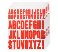 sourcing map 440pcs 8 Sheets Letter Stickers Vinyl Waterproof Alphabet Self Adhesive Sticker Letters for Indoor/Outside Sticker Decal Mailbox Craft Door Car Christmas Decoration Red