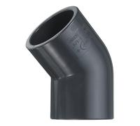 sourcing map 45 Degree Elbow PVC Pipe Fittings 1-1/4" 2 Way Furniture Grade PVC Corner Connectors Angle Elbow Side Outlet for Sewer Plumbing Drain Pipe Water Supplies Build Garden
