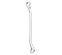 sourcing map 45-Degree Offset Box End Wrench 12mm x 13mm 12 Point Metric CR-V Double Box End Wrench Chrome Vanadium Steel Long Offset Torx Box Wrench for Automotive Home Repair Tool
