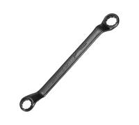 sourcing map 45 Degree Offset Box End Wrench 12mm x 14mm Metric 12 Point Chrome Vanadium Steel Double Box Wrenches Long Industrial Grade Torx Box Wrench Repair Tool, Black