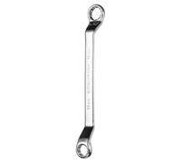 sourcing map 45 Degree Offset Box End Wrench 13mm x 16mm Metric 12 Point Mirror Chrome Plated Alloy Steel Double Box Wrenches Long Industrial Grade Torx Box Wrench Repair Tool
