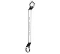 sourcing map 45 Degree Offset Box End Wrench 14mm x 17mm Metric 12 Point Mirror Chrome Plated Alloy Steel Double Box Wrenches Long Industrial Grade Torx Box Wrench Repair Tool