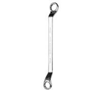 sourcing map 45 Degree Offset Box End Wrench 19mm x 22mm Metric 12 Point Mirror Chrome Plated Alloy Steel Double Box Wrenches Long Industrial Grade Torx Box Wrench Repair Tool