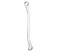 sourcing map 45-Degree Offset Box End Wrench 20mm x 22mm 12 Point Metric CR-V Double Box End Wrench Chrome Vanadium Steel Long Offset Torx Box Wrench for Automotive Home Repair Tool