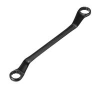 sourcing map 45 Degree Offset Box End Wrench 22mm x 24mm Metric 12 Point Chrome Vanadium Steel Double Box Wrenches Long Industrial Grade Torx Box Wrench Repair Tool, Black