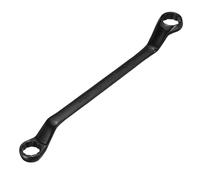sourcing map 45 Degree Offset Box End Wrench 24mm x 27mm Metric 12 Point Chrome Vanadium Steel Double Box Wrenches Long Industrial Grade Torx Box Wrench Repair Tool, Black