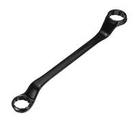 sourcing map 45 Degree Offset Box End Wrench 36mm x 41mm Metric 12 Point Chrome Vanadium Steel Double Box Wrenches Long Industrial Grade Torx Box Wrench Repair Tool, Black