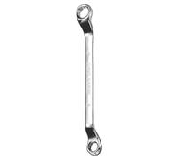 sourcing map 45 Degree Offset Box End Wrench 9mmx11mm Metric 12 Point Mirror Chrome Plated Alloy Steel Double Box Wrenches Long Industrial Grade Torx Box Wrench Repair Tool