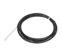 sourcing map 45 Gauge Aluminum Craft Wire, 66 Feet Bendable Wire Metal Armature Wire for Jewelry Making DIY Sculpting Floral Wreath Making Wire Wrapping Christmas Ornaments (45 AWG Black)
