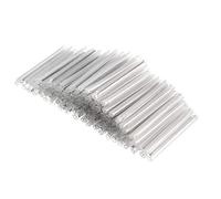 sourcing map 45mm 3.6mm OD Fiber Optic Fusion Splice Tube Protector Sleeves, Clear Heat Shrinkable Tubing- 200pcs