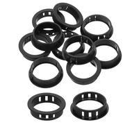 sourcing map 45Pcs Round Cable Snap Bushing Grommets, 1-3/8"(35mm) Black Snap in Cable Grommet Protector for Locking Tube Hose Wire Cord