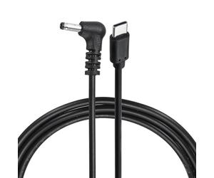 sourcing map 45W PD Trigger Cable, 15V 3A 3.5x1.35mm Type-C Right Angle Power Cord 2.0m/6.6ft USB C to DC PD Power Fast Charging Cable for Portable Monitor, Security Camera