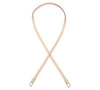 sourcing map 47.2 Inch Genuine Leather Purse Strap, 0.39 Inch Wide Shoulder Bag Strap Replacement Purse Straps Replacement for Women DIY Handbag Underarm Shoulder Bags, Light Apricot