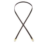 sourcing map 47.2 Inch Genuine Leather Purse Strap, 0.39 Inch Wide Shoulder Bag Strap Replacement Purse Straps Replacement for Women DIY Handbag Underarm Shoulder Bags, Brown