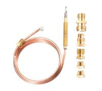 sourcing map 47" Thermopile Thermocouple 660 Degree Gas Fireplaces Replacement Thermocouple 11/32" for Gas Furnaces, Oven, Fryers, Boilers, Water Heaters