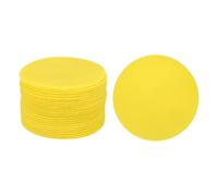 sourcing map 48 Pcs Carpet Spot Markers, 4 Inch Circle Floor Dots for Classroom Carpet, Circles Spots Dots for Preschool Teacher Supplies, Flexible Seating, Yellow