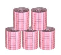 sourcing map 4800 Pcs Mirror Mosaic Tiles 5 x 5 mm Square Glass Self-Adhesive Disco Ball Mirror Tiles Sticker for DIY Craft Decoration Art Collage Card Making, Pink