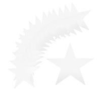 sourcing map 48Pcs Silvery Star Cutouts Double Printed Paper Stars Decoration Cardboard Star for Classroom Wall Party Movie Night Party Supplies, 11 Inches