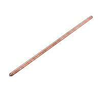 sourcing map 4ft Copper Grounding Rod - 3/5" Diameter Great for Electric Fences, Antennas, Satellite Dishes, TV Aerial, Swimming Pool Ground Rods, Other Grounding Needs