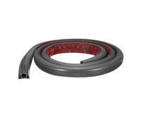 sourcing map 4ft Cord Cover Floor W0.3" x H0.3" Inner Channel PVC Hide Extension Cable Floor Wire Hider Wire Covers Protector for Prevent Cable Trips Cables Management, Dark Grey