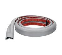 sourcing map 4ft Cord Cover Floor W0.71" x H0.39" Inner Channel PVC Hide Extension Cable Floor Wire Hider Wire Covers Protector for Prevent Cable Trips Cables Management, Grey
