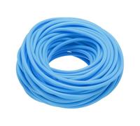 sourcing map 4mm 16Yards Hollow Pipe Rubber Cords, Elastic Silicone Tube Cord Barber Cord for Knitting Jewelry Making DIY Crafts Stitch Holders, Dark Blue