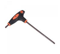 sourcing map 4mm Ball End Hex Key T-Handle Wrench Spanner, Metric S2 Steel