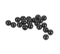 sourcing map 4mm Ceramic Bearing Balls, 20 Pcs Si3N4 Silicon Nitride Ball G10 Precision Small Ball Bearings for Aerospace Automotive Robotics, Black
