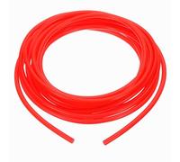 sourcing map 4mm ID x 6mm OD Silicone Tubing, 16.4ft High Temp Silicone Air Tube Drip Irrigation Hose Pipe for Home Brewing Wine Beer Line and Aquaponics, Red