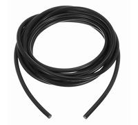 sourcing map 4mm ID x 6mm OD Silicone Tubing, 9.8ft High Temp Silicone Air Tube Drip Irrigation Hose Pipe for Home Brewing Wine Beer Line and Aquaponics, Black