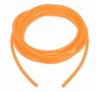 sourcing map 4mm ID x 6mm OD Silicone Tubing, 9.8ft High Temp Silicone Air Tube Drip Irrigation Hose Pipe for Home Brewing Wine Beer Line and Aquaponics, Orange