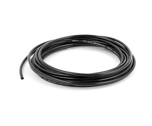sourcing map 4mm OD 2.5mm ID Fuel Gas Air PU Tubing Hose Pipe 5M 16.4Ft Black