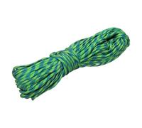 sourcing map 4mm Paracord Rope, 100ft/30.5m 7 Strand Heavy Duty Camping Rope Braided Polypropylene Ropes, Lightweight Tie-Downs Utility Cord for Marine, Indoor & Outdoor, Blue/Green