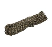 sourcing map 4mm Paracord Rope, 100ft/30.5m 7 Strand Heavy Duty Camping Rope Braided Polypropylene Ropes, Lightweight Tie-Downs Utility Cord for Marine, Indoor & Outdoor, Army Green/Brown