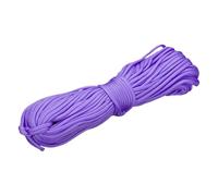 sourcing map 4mm Paracord Rope, 100ft/30.5m 7 Strand Heavy Duty Camping Rope Braided Polypropylene Ropes, Lightweight Tie-Downs Utility Cord for Marine, Indoor & Outdoor, Purple