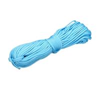 sourcing map 4mm Paracord Rope, 100ft/30.5m 7 Strand Heavy Duty Camping Rope Braided Polypropylene Ropes, Lightweight Tie-Downs Utility Cord for Marine, Indoor & Outdoor, Light Blue