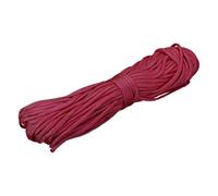 sourcing map 4mm Paracord Rope, 100ft/30.5m 7 Strand Heavy Duty Camping Rope Braided Polypropylene Ropes, Lightweight Tie-Downs Utility Cord for Marine, Indoor & Outdoor, Dark Red